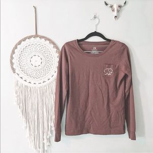 3/$30 •Ivory Ella long sleeve tee•